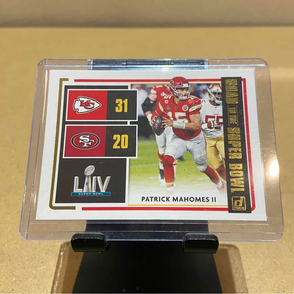 2020 PATRICK MAHOMES Donruss Road To The Superbowl Football Card #RSBC-PM